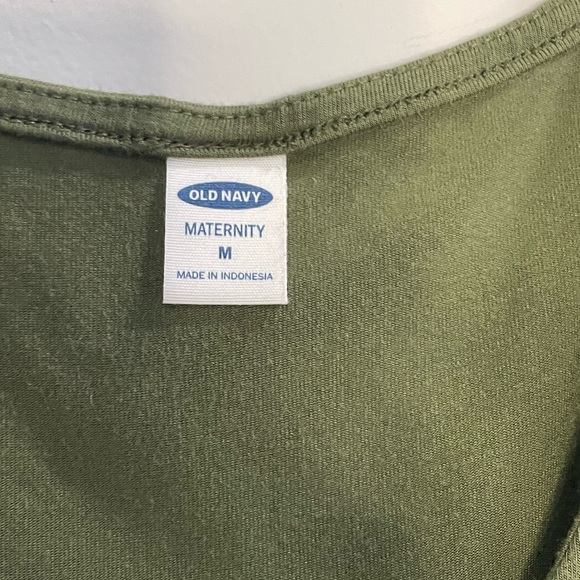 Old Navy Olive Maternity Tank Sz M - Picture 3 of 6